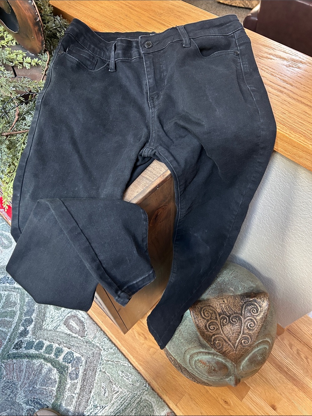 Judy Blue womens Slim Black Jeans 11-30